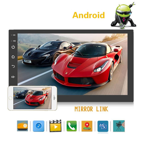 2 Din 7 Inch Android Bluetooth Mp5 Player Car Radio