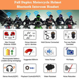 1Pc Freedconn T-Max Motorcycle Helmet Bluetooth Walkie-Talkie Orange