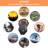 1Pc Freedconn T-Max Motorcycle Helmet Bluetooth Walkie-Talkie Orange