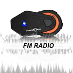 1Pc Freedconn T-Max Motorcycle Helmet Bluetooth Walkie-Talkie Orange