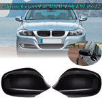 1Pair Car Rearview Mirror Cover For Bmw 3 Series E90 E91