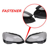 1Pair Car Clear Headlamp Lens Cover For Mercedes Benz E-Class W212