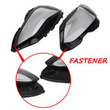 1Pair Car Clear Headlamp Lens Cover For Mercedes Benz E-Class W212