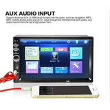 2 Din Car MP5 Player Bluetooth 7 Inch LCD Support Rear View Camera