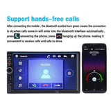 2 Din Car MP5 Player Bluetooth 7 Inch LCD Support Rear View Camera