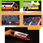 1:32 Alloy Car Models,High Simulation Tour Bus, Metal Diecasts