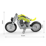158PCS DIY Motorcycle Building Blocks Set Kids Motorcycle Model Kit