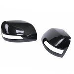 1Pair Carbon Fiber Rearview Side Mirror Decoration Cover for Toyota