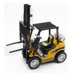 1:24 Diecast Construction Forklift Hoist Model Cars Boy Truck Toys