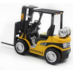 1:24 Diecast Construction Forklift Hoist Model Cars Boy Truck Toys