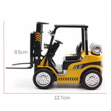 1:24 Diecast Construction Forklift Hoist Model Cars Boy Truck Toys