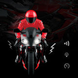 2.4G 1: 6 Self-Balancing RC Stunt Motorcycle LED headlights